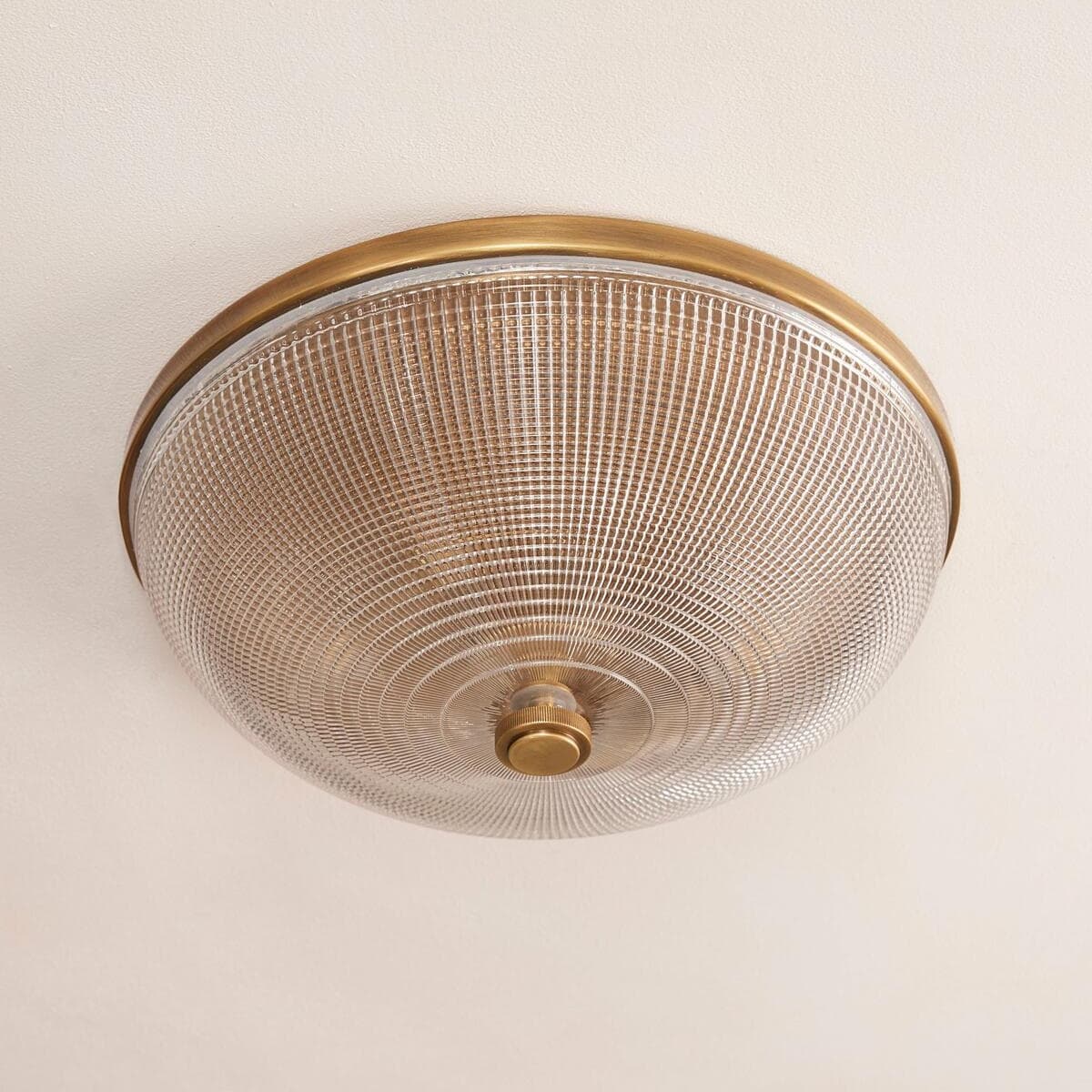 Textured Ottilie Flush Light